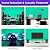 2 Pack Sound Proof Foam Panels for Walls, 48" x 24" x 2" Self-Adhesive Acoustic Panels, High Density Egg Crate Sound Dampening Panels for Recording Studio, Home Office