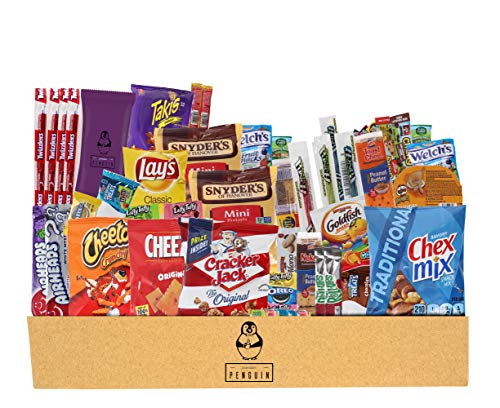 Everyday Care Package (50 Count + 1 Bonus Snack) Snack Box - An