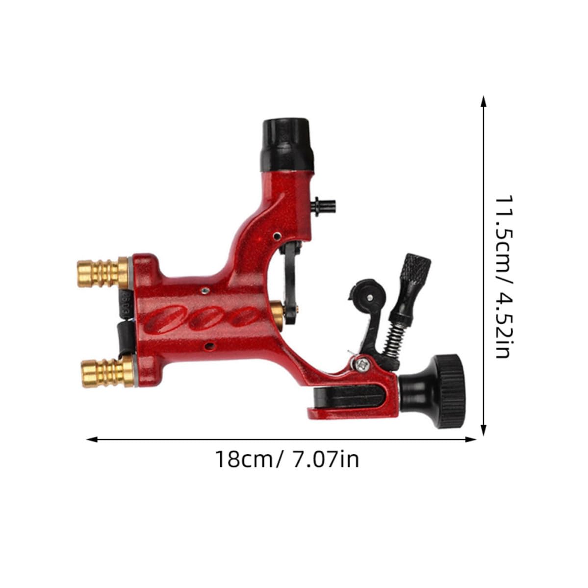 Kit de Máquina de Tatuar Profesional Motor, Ac220v Eu, Rojo