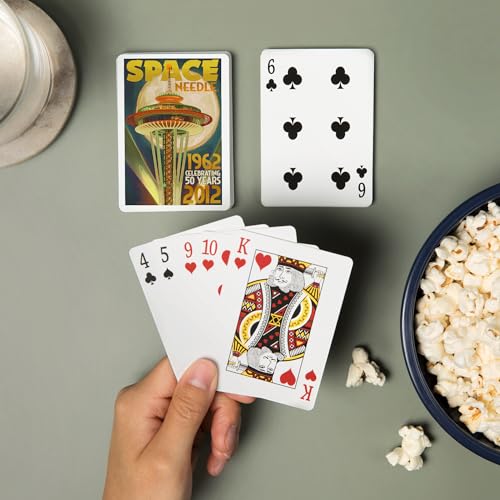 Baraja de poker 52 cartas Seattle Space Needle miniatura 2