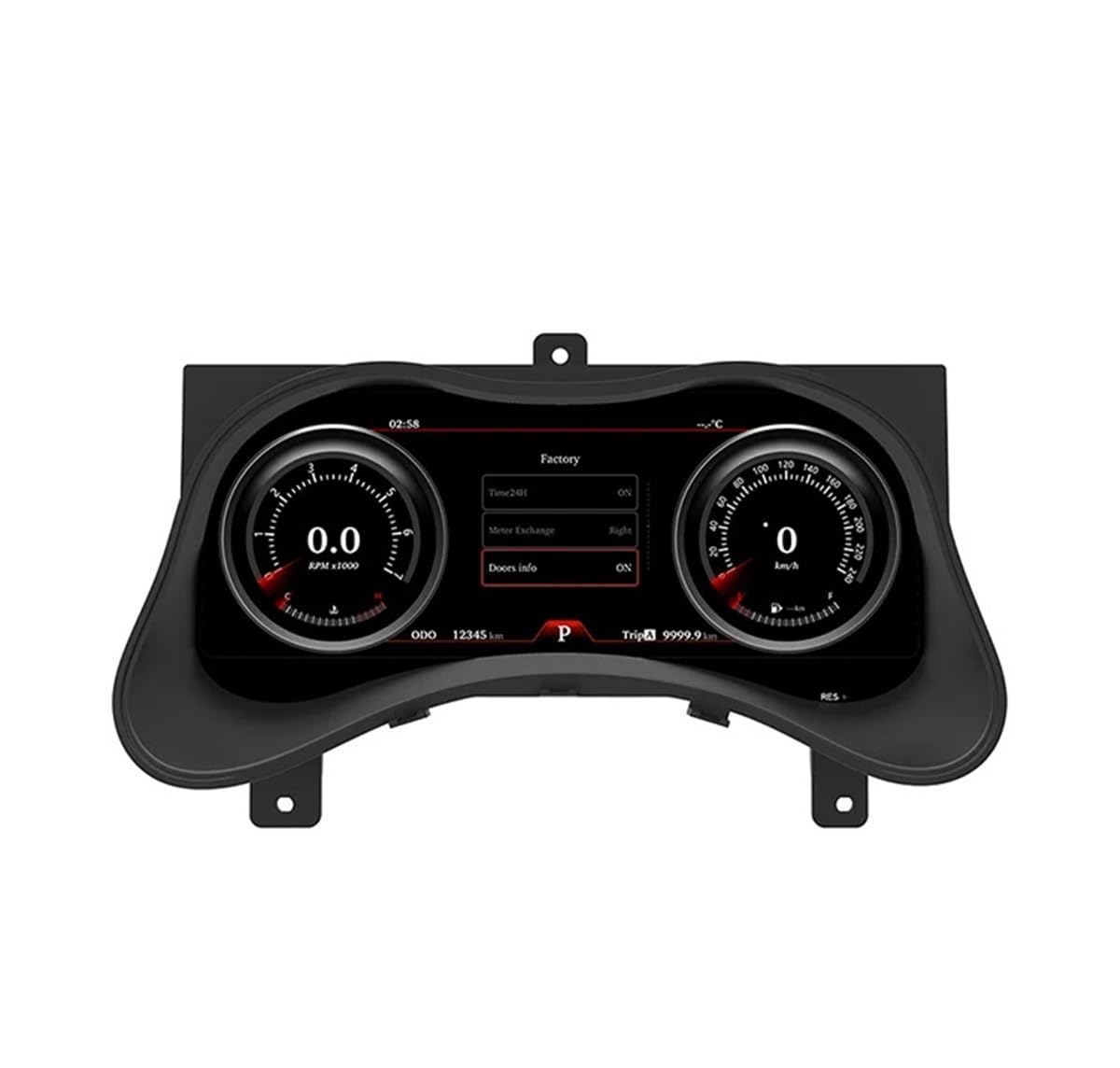 EGUIAS Car Digital Speedometer 12.3 Inch Prelingcar Digital Dashboard Fit For Infiniti Q70 Car Lcd Panel Speedometer Virtual Cockpit