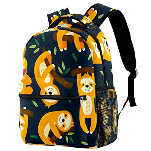 Sac à dos voyage medium motif étoiles de mer marine pour campus scolaire