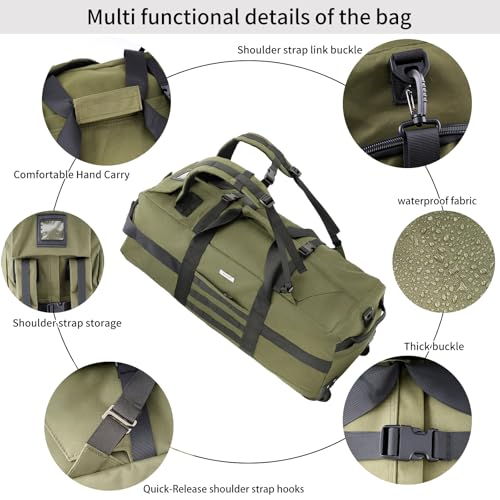 Duffle Bag with 80L Capacity