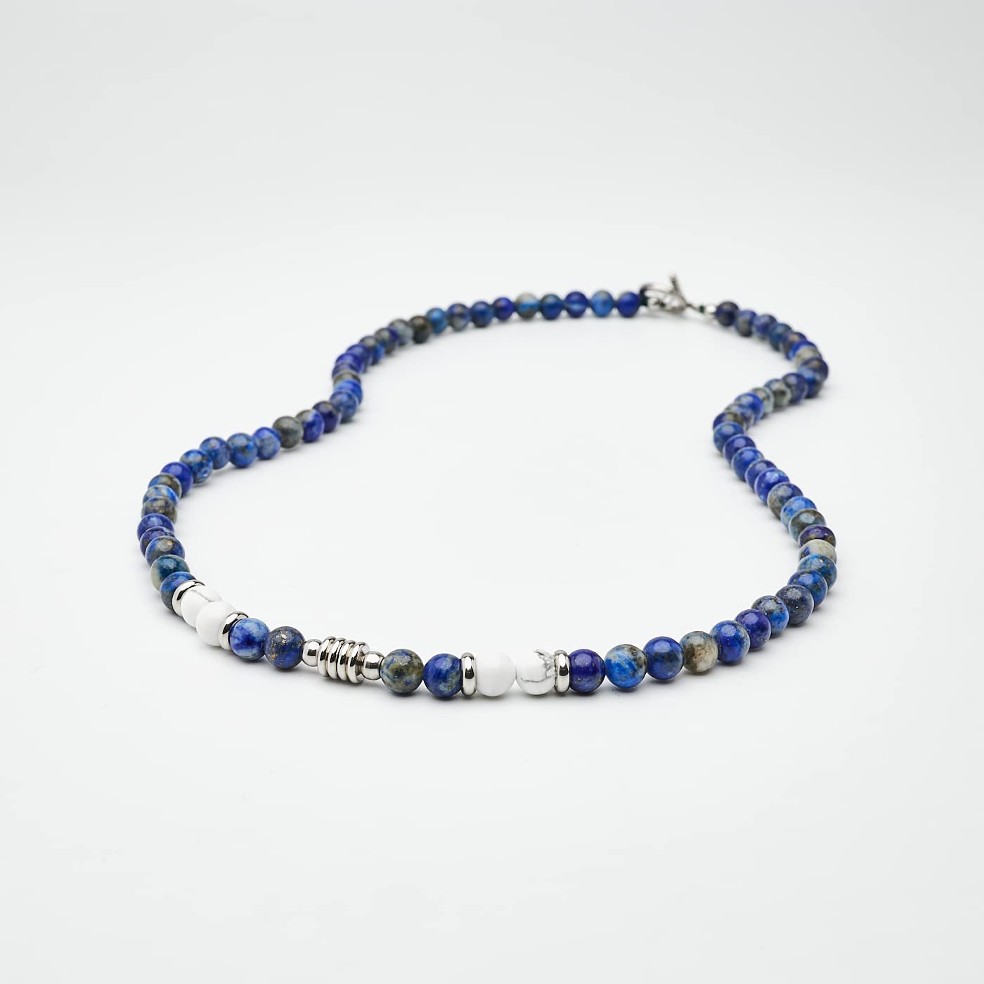 Handmade Mens natürlichen Edelstein Perlen Halskette Kette | natürliche Edelsteine Healing Crystal Schmuck für Männer und Frauen