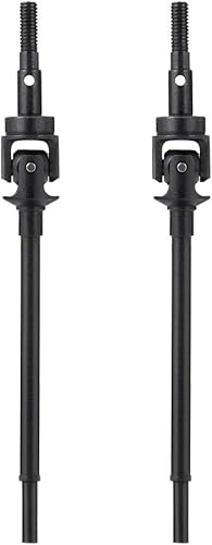 Miniatura 7 de QUE-T Juego de 4 piezas de acero sobre orugas delantero y trasero eje de transmisión CVD para 110 RC Axial SCX10II 90046 coche