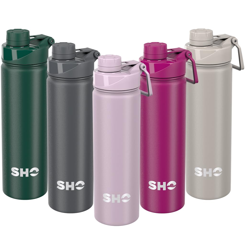 Gourde Isotherme avec Couvercle 1L - Bouteille Étanche sans BPA