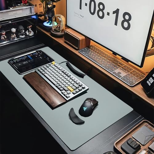 デスクマット マウス対応 PVCレザー テーブルマット ノートパソコン 大型マウスパッド 滑り止め 70*70cm 防水 防油 画像15 断熱 お手入れ簡単 オフィス 自宅用 装飾用 清潔しやすい