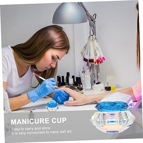 FRCOLOR Vaso de Cristal para Lavado de Uñas con Tapa miniatura 4