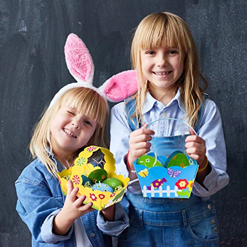 Herefun Cestini di Pasqua Artigianato, 8Pcs