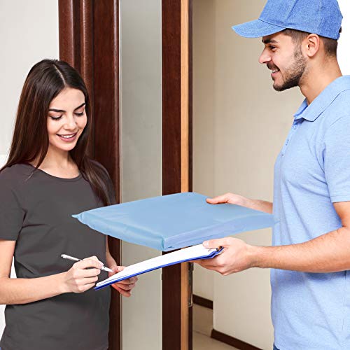 Image of Metronic Poly Mailers 12x15.5 100 Pack Self-Seal Shipping Bags, Light Blue | Strong Adhensive Mailers Poly Bags, Waterproof and Tearproof Shipping Envelopes, Medium 12x15.5 Shipping Bags for Clothing