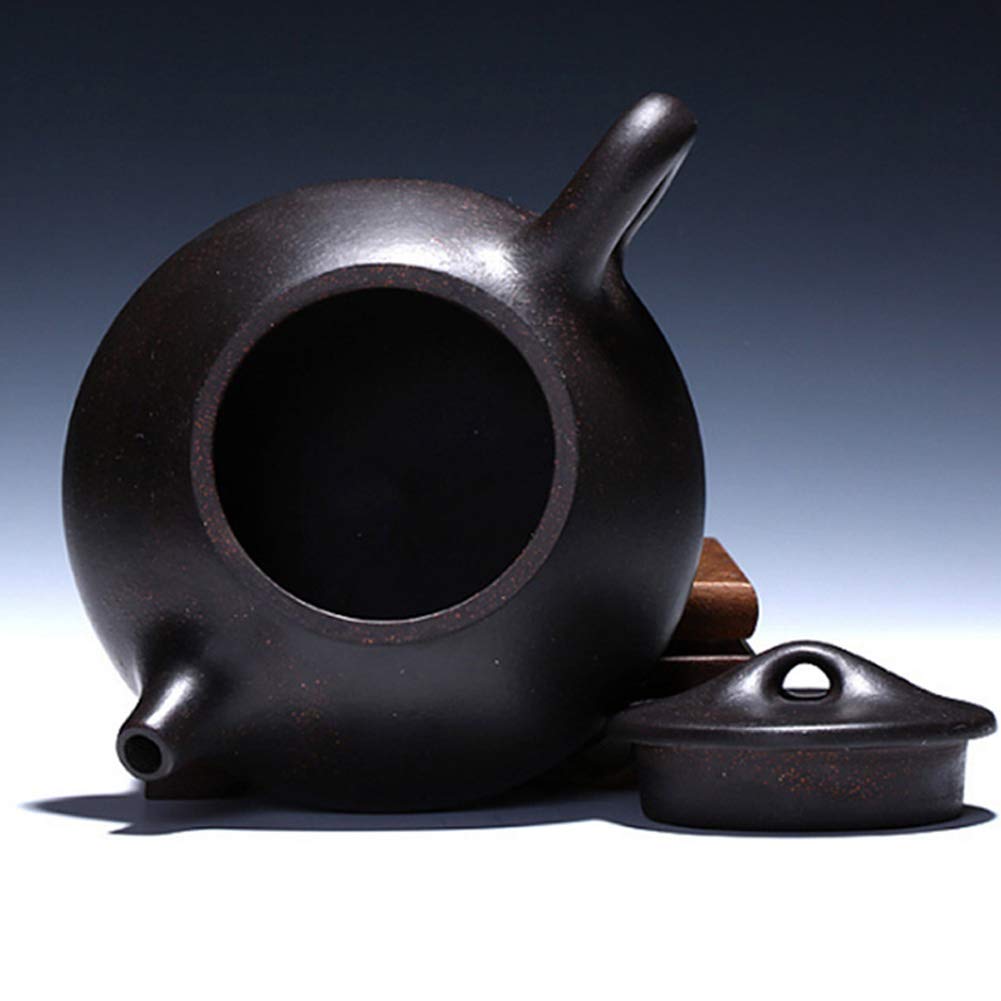 Teekanne, 227 ml, chinesischer Yixing, echter schwarzer Tonerde, Zisha Shipiao 8oz Standard classic