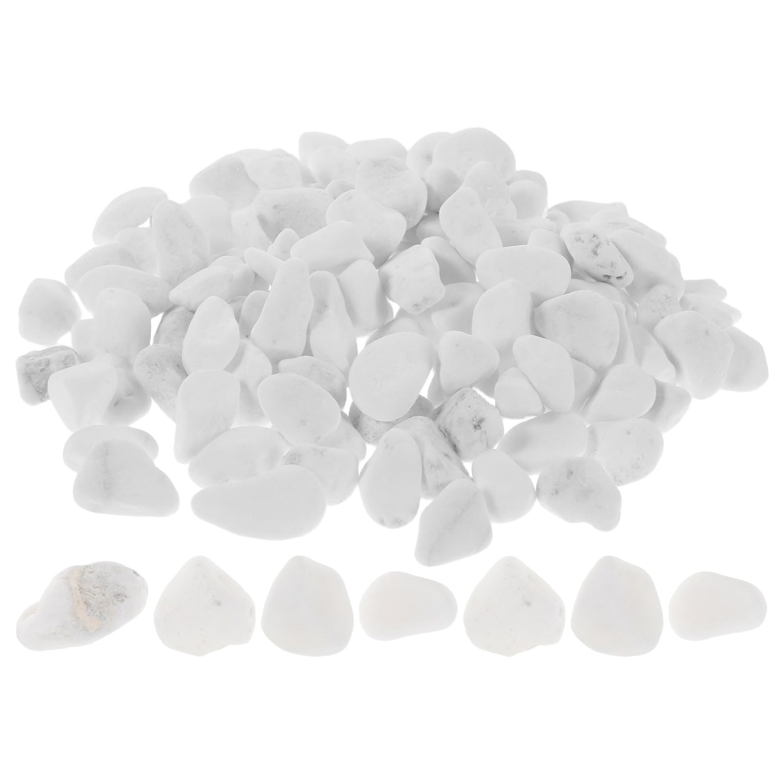 Guijarros blancos para suculentas y cactus, 1,65 lb, rocas de 1/3 a