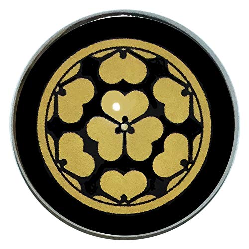 家紋 ピンバッジ 七つ酢漿草 長曽我部 ピンズ 家紋