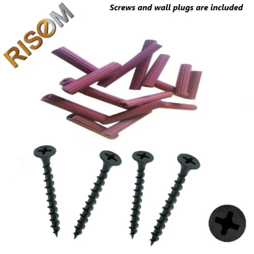 Heavy Duty Shelf Brackets - Holds 6-12mm Glass -3