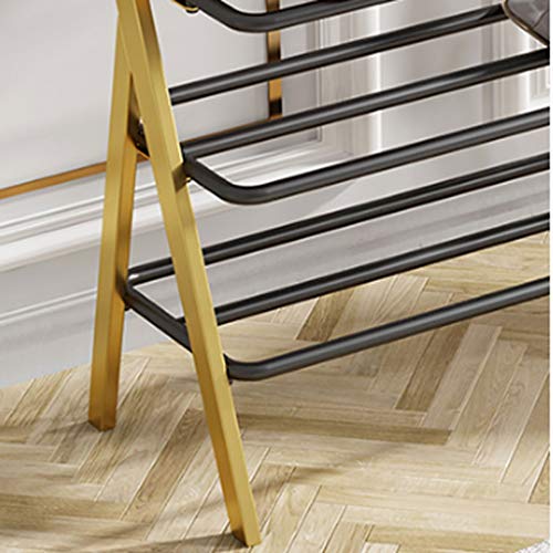 Organiseur de chaussures en métal robuste 80cm étagère premium