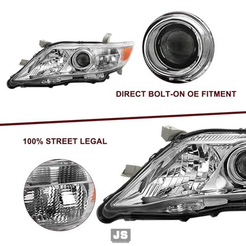 Image of JSBOYAT Headlight Assembly Fits for 2010 2011 Toyota Camry SE /LE /XLE /Base