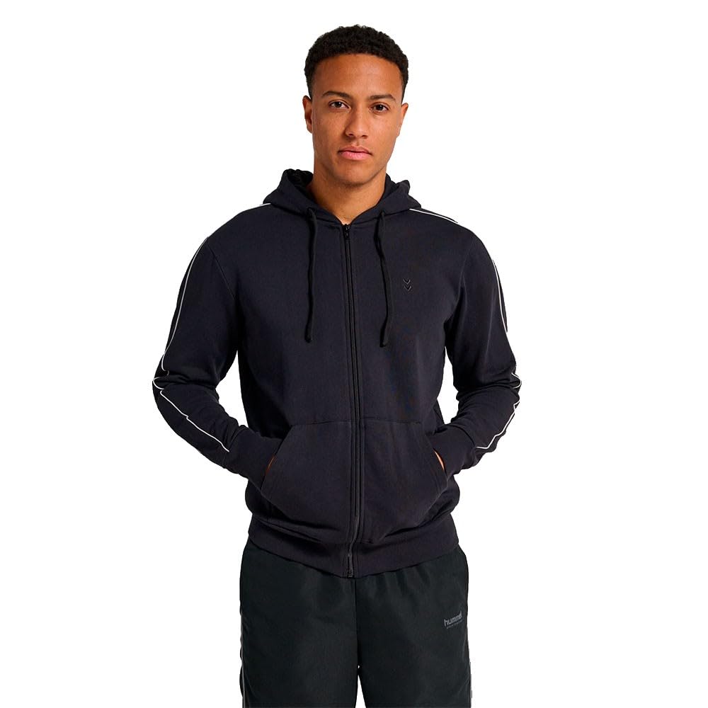 hummel Pulse Piping bluza z zamkiem na całej długości 2XL czarna