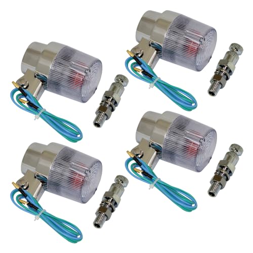 汎用 角型ウィンカー（クリアー/ポリッシュ）ステー付き 4個1セット 汎用 角型ウィンカー（クリアー/ポリッシュ）ステー付き 4個1セット