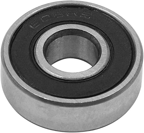 Miniatura 3 de NUZAMAS 608-2RS - 20 rodamientos de bolas con doble goma sellada en miniatura, rodamientos de bolas de ranura profunda, patines en línea, patinaje