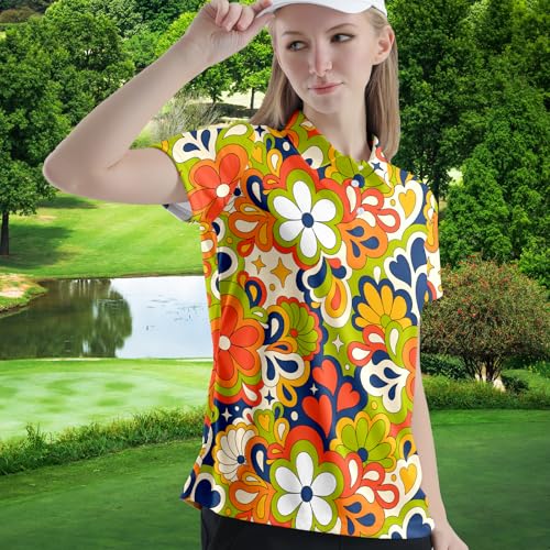 Womens Funny Golf Shirts Outfits Casual Golf Shirt4