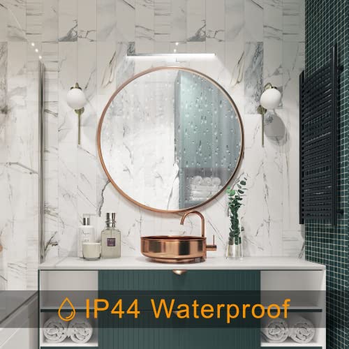 Aourow-LED-Luz-Espejo-5W-500-LumenesLampara-Espejo-Bano-Blanco-Frio-6000KApliques-Espejo-de-Bano-Inoxidable-IP44Sin-Luz-de-Gabinete-Parpadeante-Para-el-Bano-Longitud-del-Producto30cm