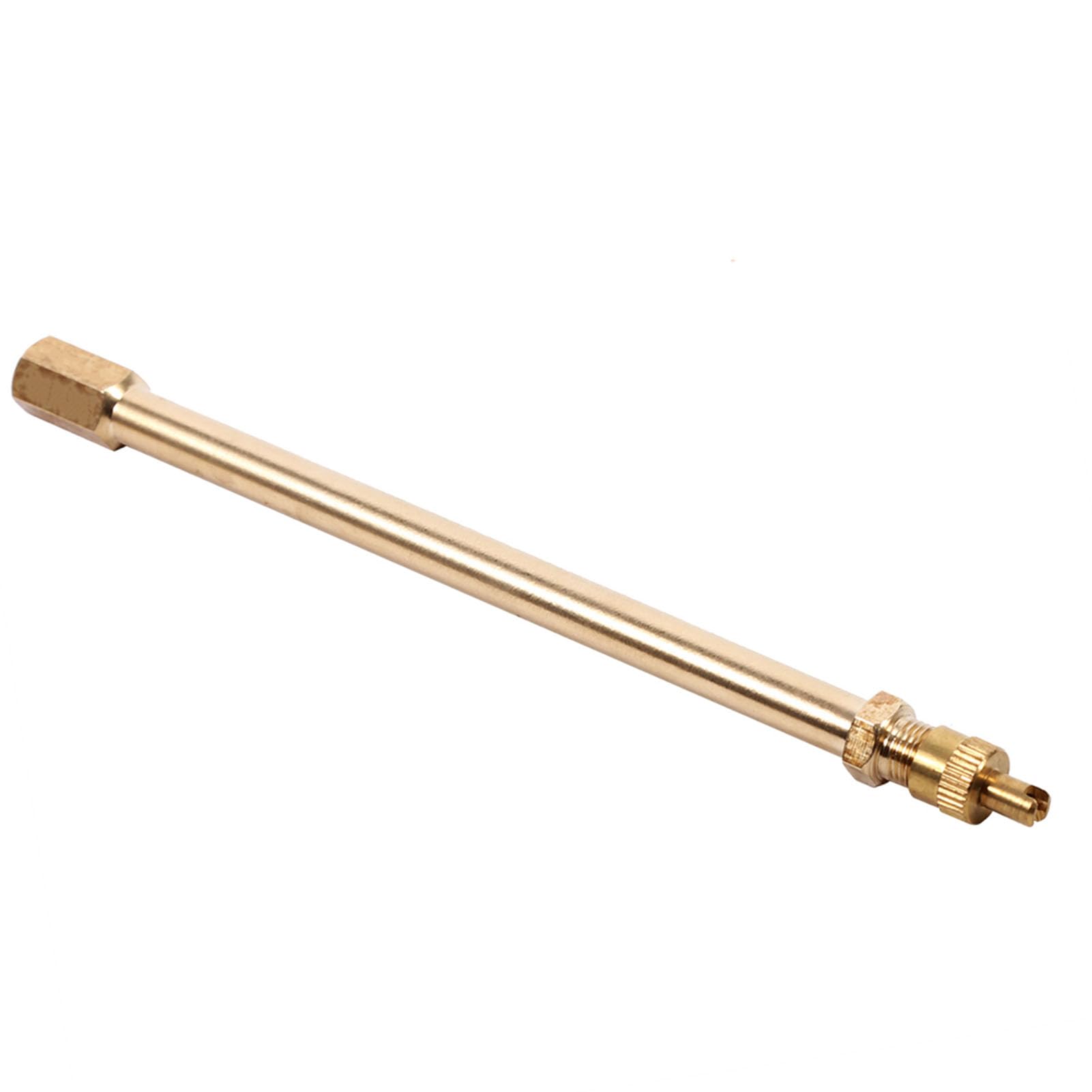Cocoarm Mosiężny Przedłużacz Wentyla o Prostym Otworze (140mm)
