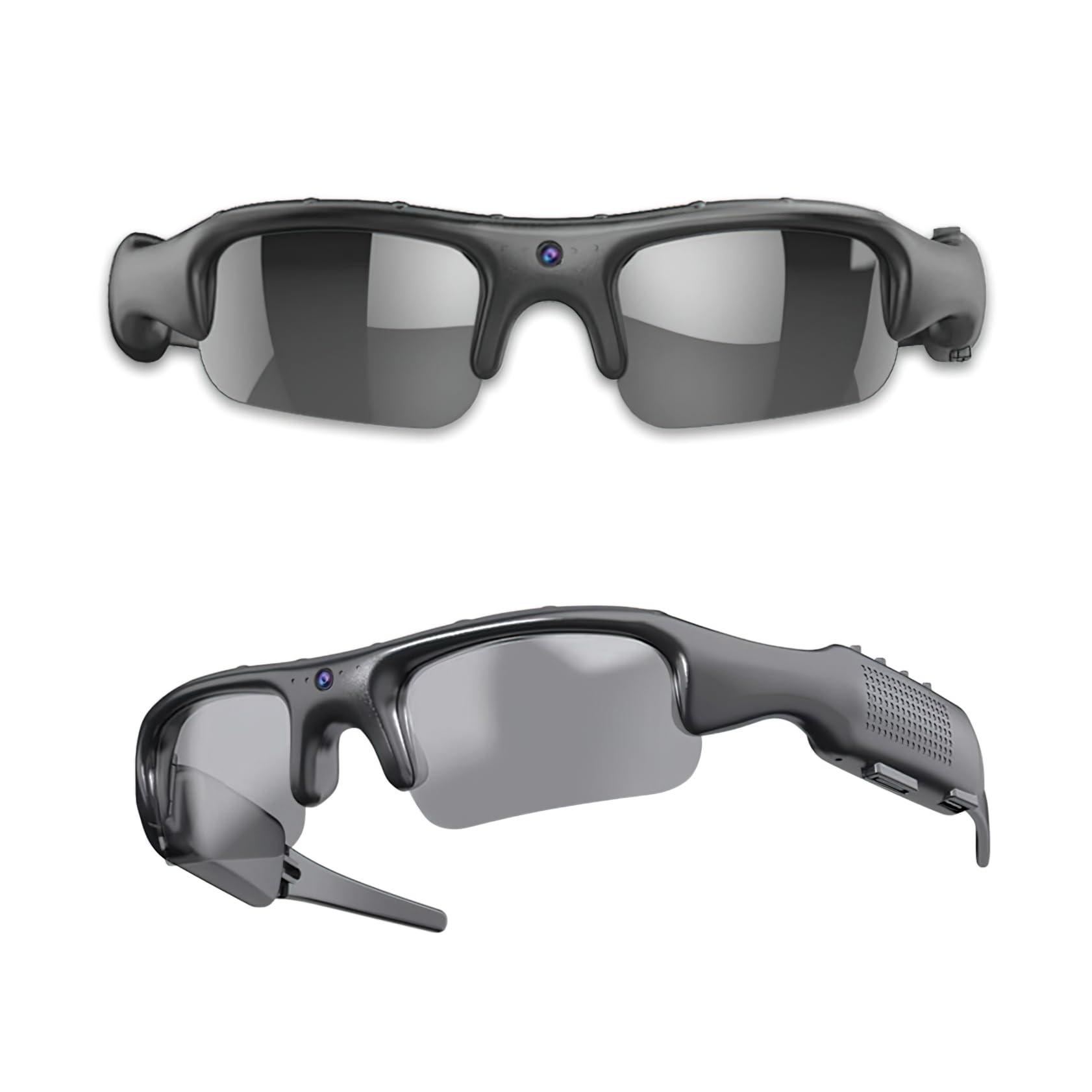 Smart Sports Camera Glasses 1080P HD WiFi Sunglasses with Video Recording Mobile Internet Streaming for Cycling Fishing Driving