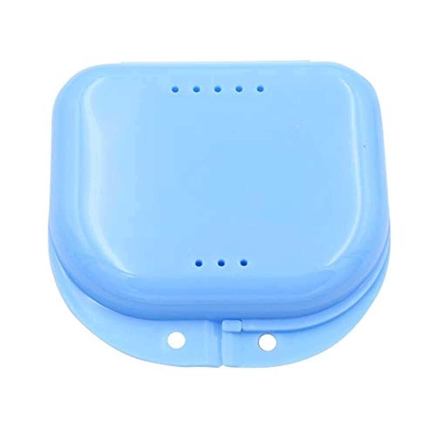 SOLDOUT Denture Bath Box Case Dental False Teeth Appliance Container Storage Boxes Denture Teeth Whitening Oral Care (Blue)