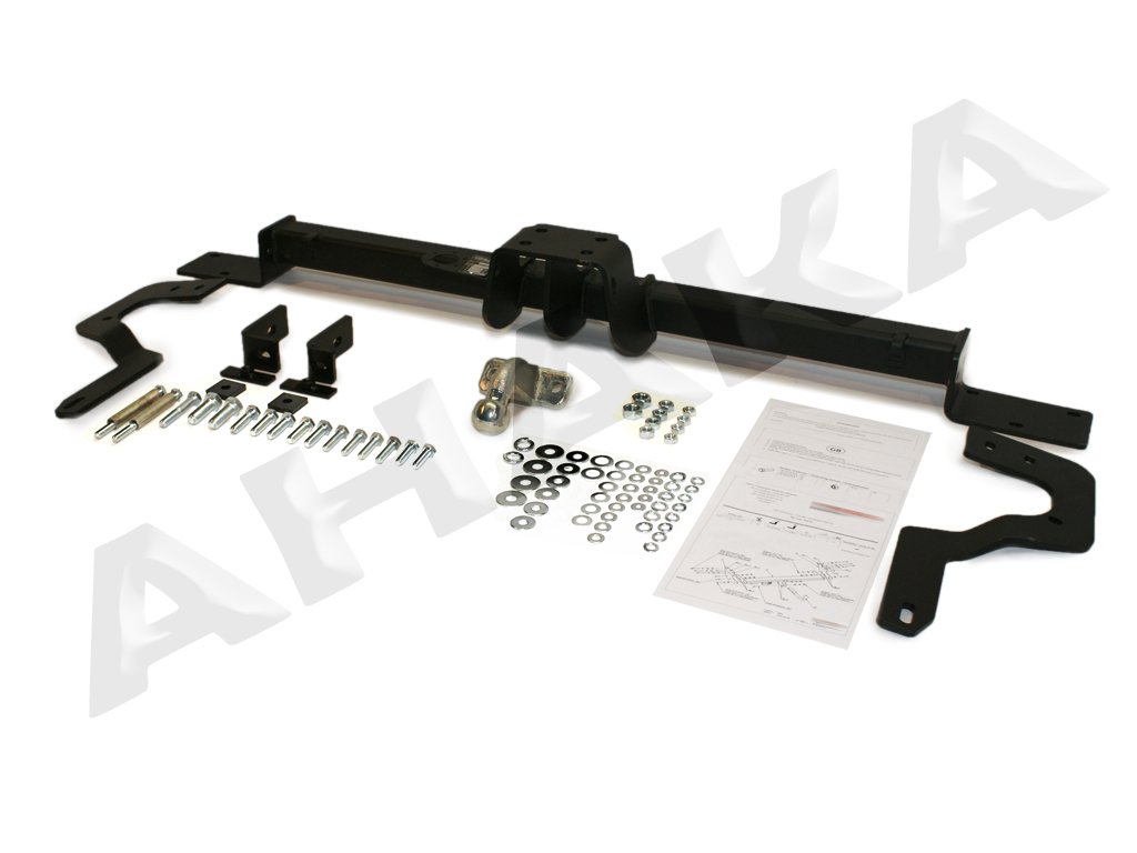 Hook Gancio Di Traino Rigido Completo Per Peugeot Partner II (2008-2018) + Kit Elettrico 13 Poli - 2