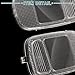 ACROPIX Car Interior Roof Dome Light Cover Overhead Console Reading Lamp Lens Shell Case Fit for Dodge Fit for Ram 1500 - Pack of 2 Clear
