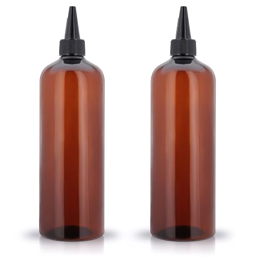 Cosywell 2 Pack 16 Ounce Applicator Bottle for Hair Squeeze Bottle