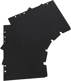 TEHAUX 15Pcs Separador De Índice Divisores De Página Separadores Divisores De Papel Separadores De Papel Para Notebooks Caderno Fichário Abas Para Fichários Abas De Página Fichário