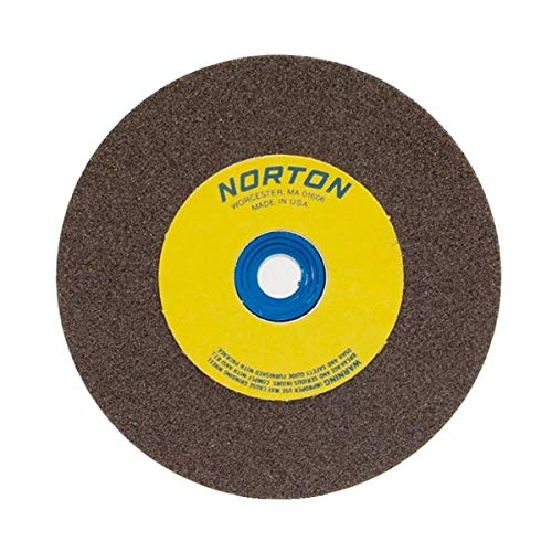 1-Wheel Norton 8 X 1 X 1 Gemini Alundum Bench Wheel Brown A/O 36/46 Crs