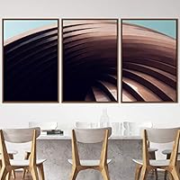 3 Piece Framed Canvas Wall Art Abstract Cool Line Canvas Prints Home Artwork Decoration for Living Room,Bedroom - 16