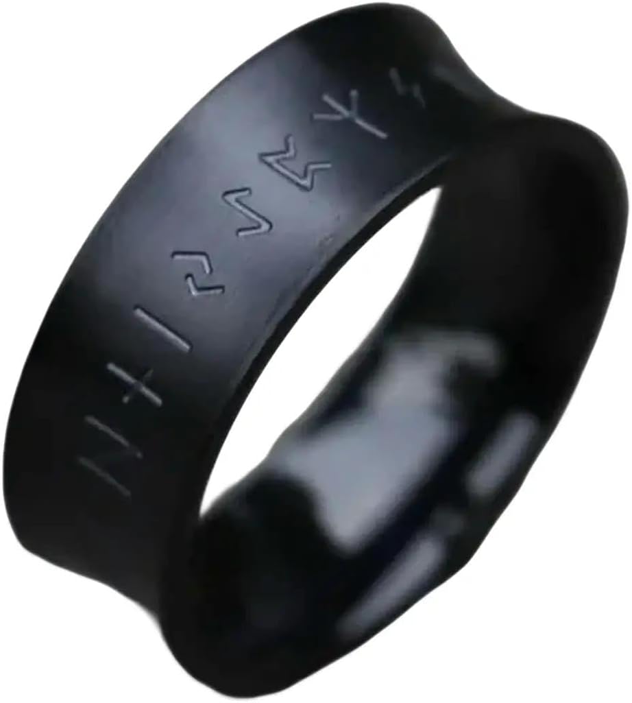 New Men's Rings Retro Odin Viking Rune Ring Amulet Jewelry Gift Vintage