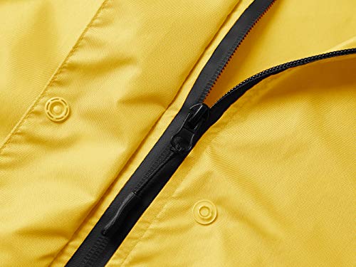 Regen Poncho Jacke Mantel für Erwachsene mit Kapuze wasserdicht mit Knöpfen im Freien - Image 8