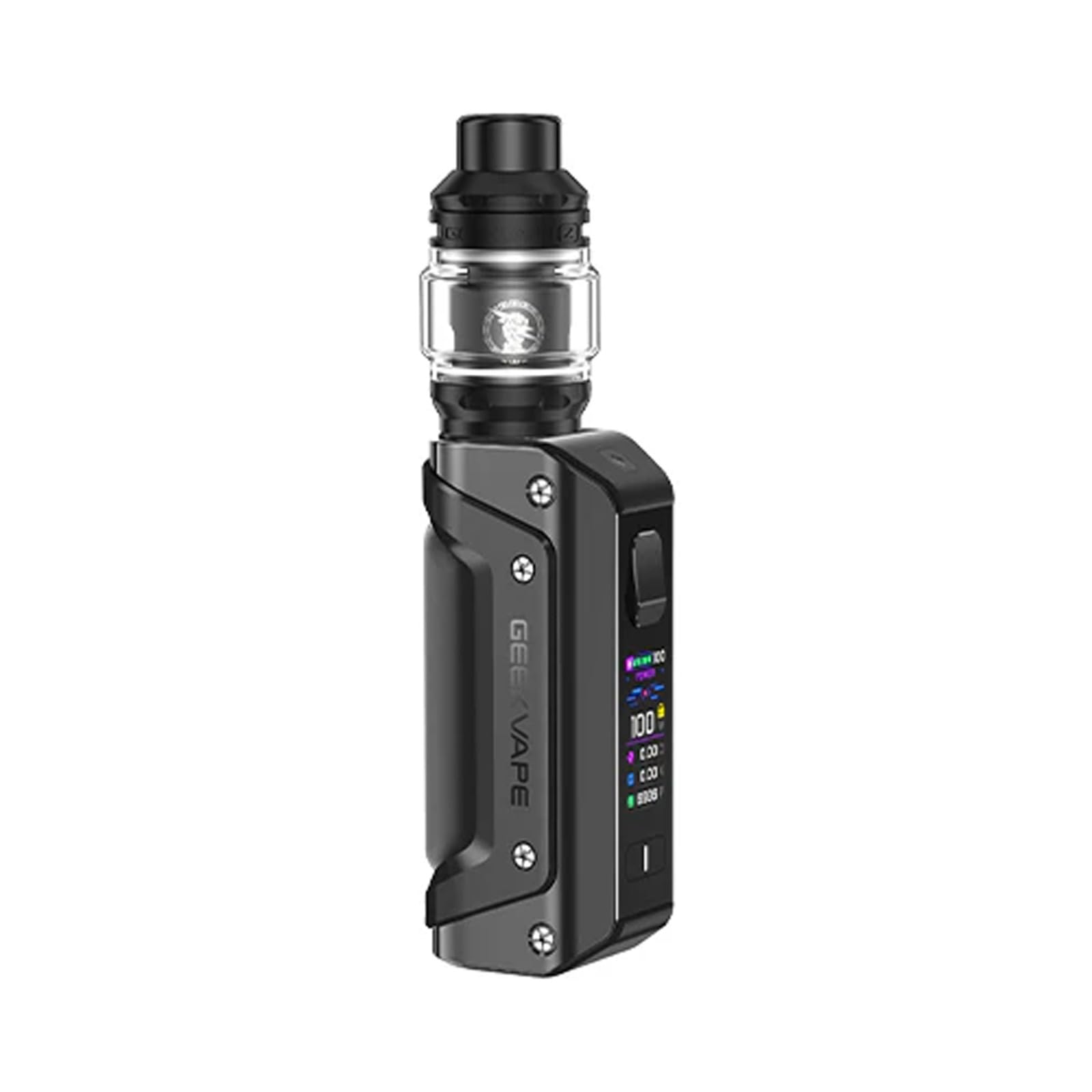 Geekvape Aegis Solo 3 Kit, Built-in 3000mAh, 0.96” Screen, Smart Lock, Leakproof Top Airflow Design, Creative Modes, 2ml Cartridge, No Nicotine (Black)