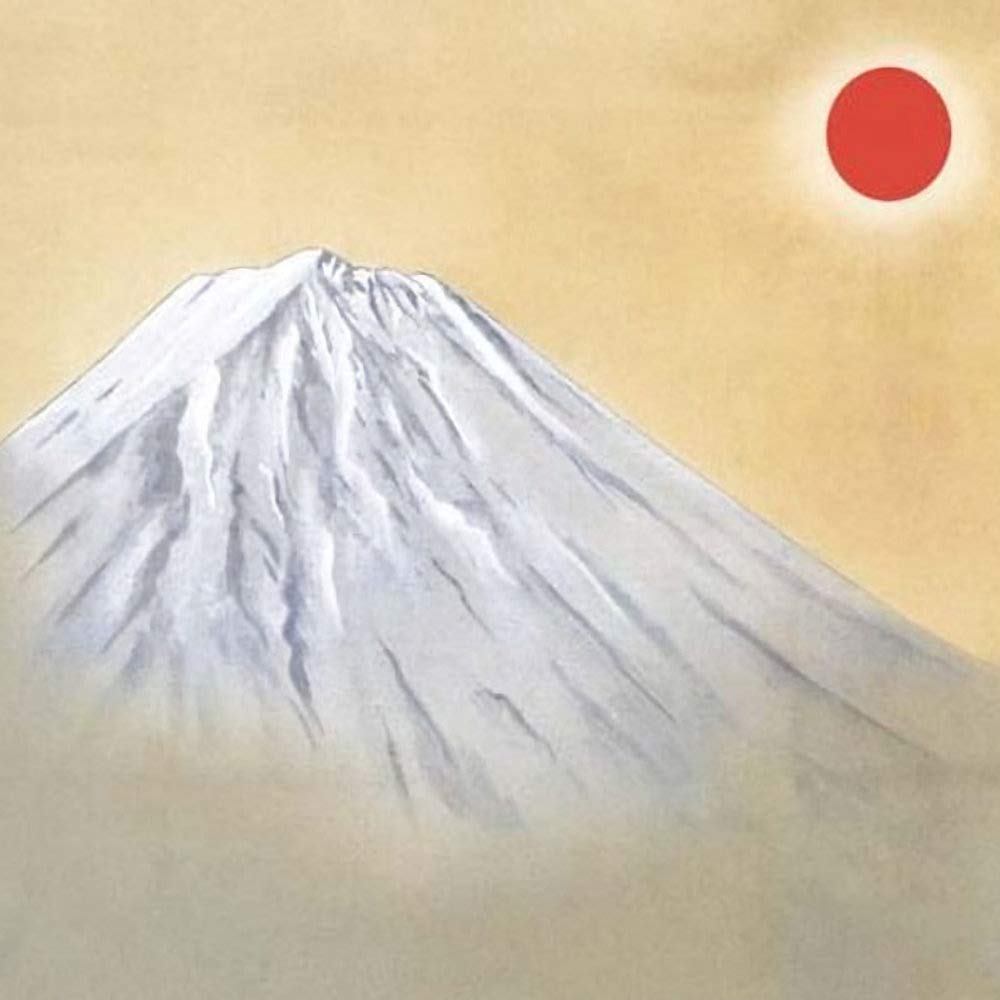 輸入雑貨　天然石　日本名画　『横山大観 乾坤輝く』　水晶絵　クリスタルアート 輸入雑貨天然石日本名画『横山大観 乾坤輝く』水晶絵クリスタル