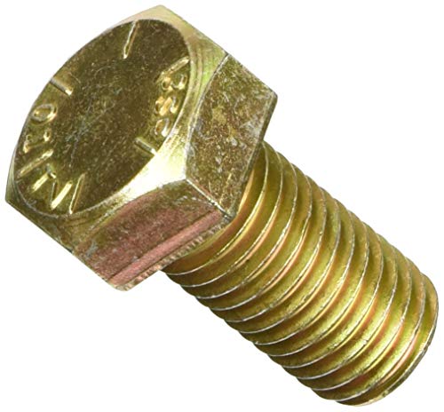 Image of Hard-To-Find Fastener Grade 8 Hex Cap Coarse Large Bolts, Bulk Pack, Steel Hex Bolts for Construction, Home Improvement, 3 /4-10 x 1-1 /2, Pack of 10