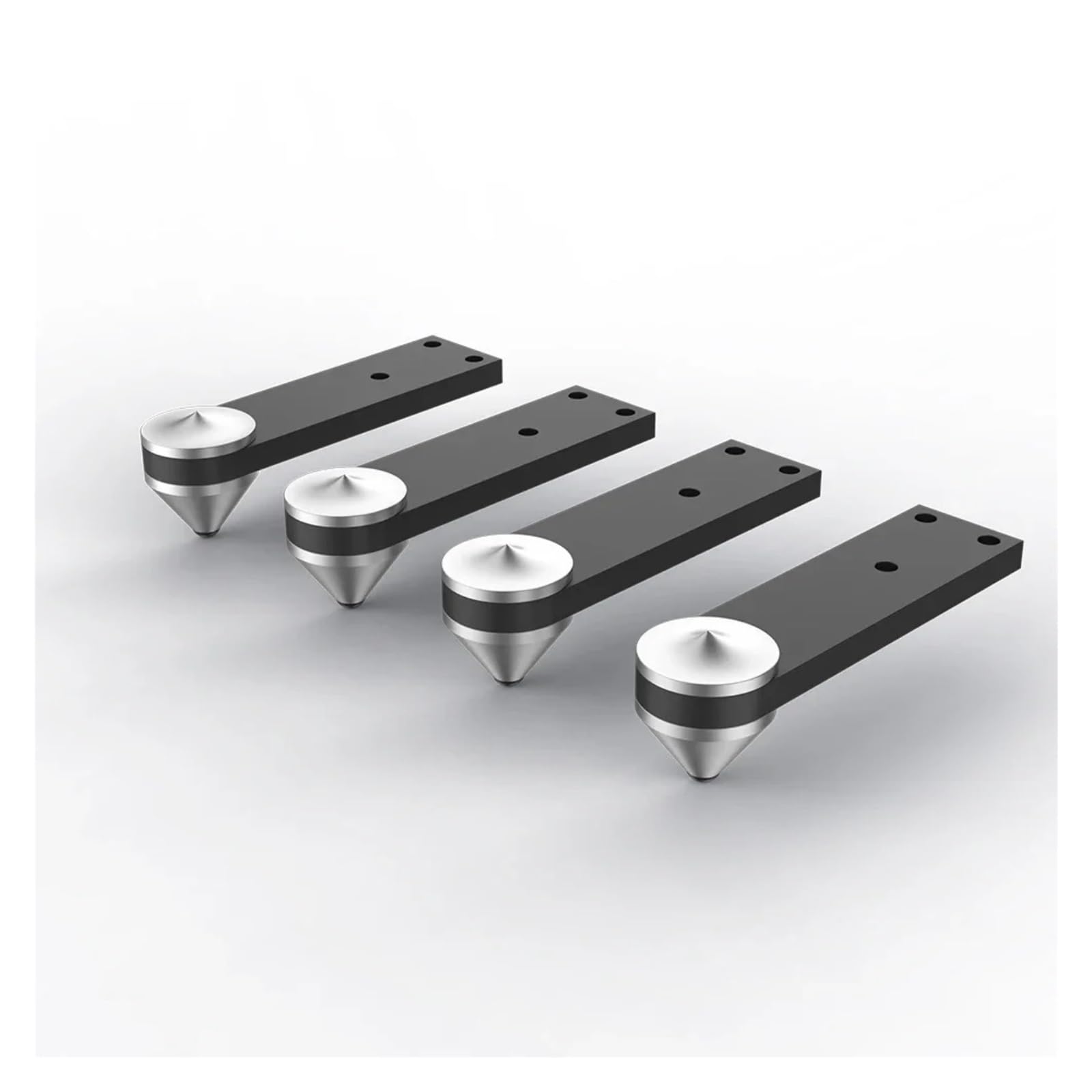 Inox SpeakerSpike Piedino for supporto for altoparlante 2/4 pezzi | Subwoofer Staffa a punta antiurto Altoparlante Spike Ammortizzatore Stud Trip(2pcs)