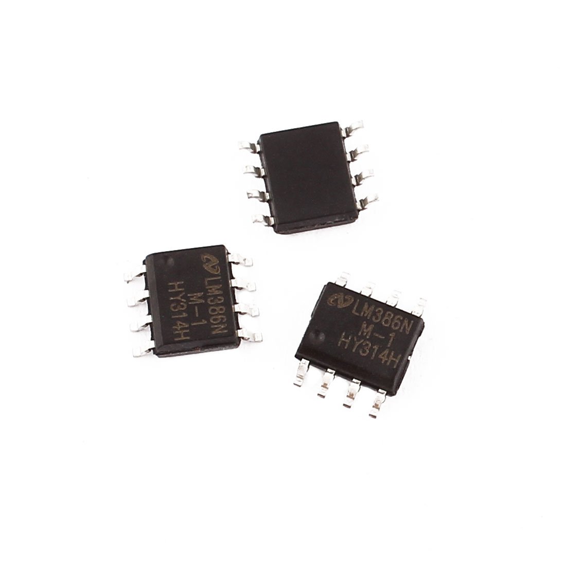 Aexit 16 Pcs Fixed Resistors LM386N LED Driver IC 8 Pins 5 x 6 x 1.5mm SMT Resistor Chip Arrays PCB Board