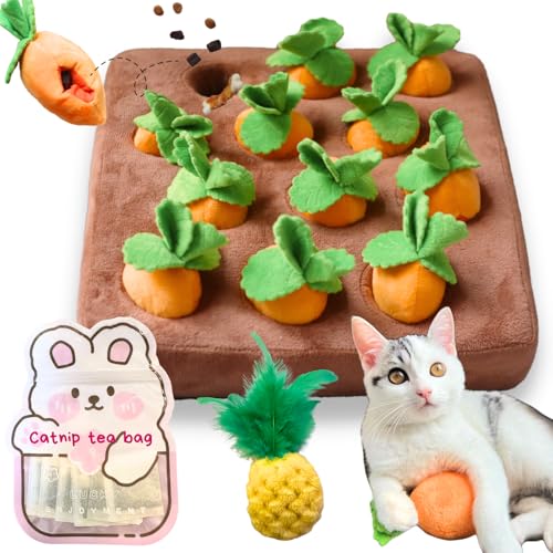 CECE PAW Carrot Catnip Puzzle Toy