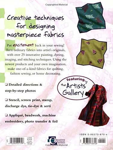Color & Design on Fabric: Paint, Dye, Stitch, Print (Singer Design Series)      Paperback – February 1, 2000