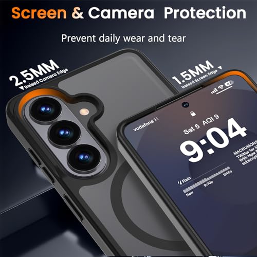 Image of WRJ Magnetic Case for Samsung Galaxy A17 /A16 /A26 6.7-Inch,Matte Black