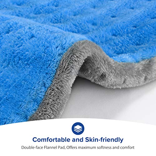 Heating Pad for Back Pain and Cramps Relief ATMOKO XL Electric Heat Pad 12"x25.5" Heat Pads 1.5X Heat Area Upgrade, Auto-Off, Washable, Fast Heating, Moist & Dry Heat Therapy Options