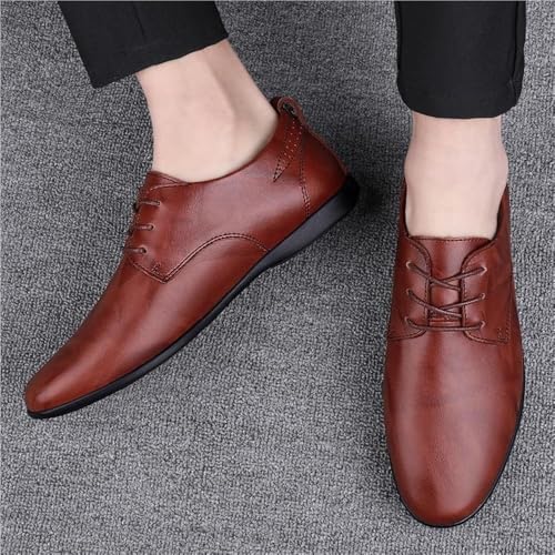 Dress Oxford Formal Shoes for Men Breathable Prom Wedding Tuxedo Non Slip Rubber Sole Slip Resistant Anti-Slip Working2