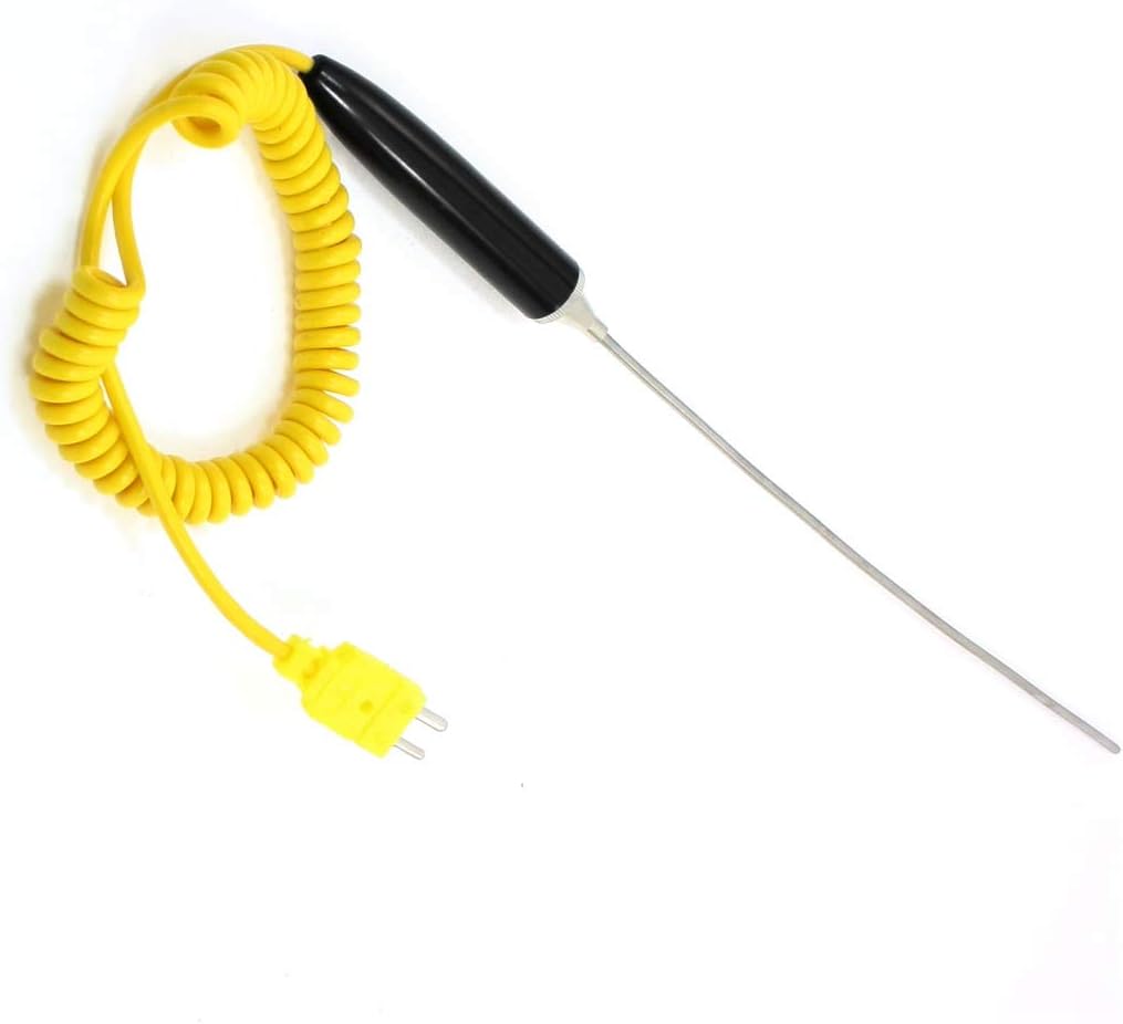 3mm x Pressure & Vacuum Gauges 250mm 0-500C Degree Celsius K Type Temperature Sensor Combination Pressure & Temperature Gauges Thermocouple Probe