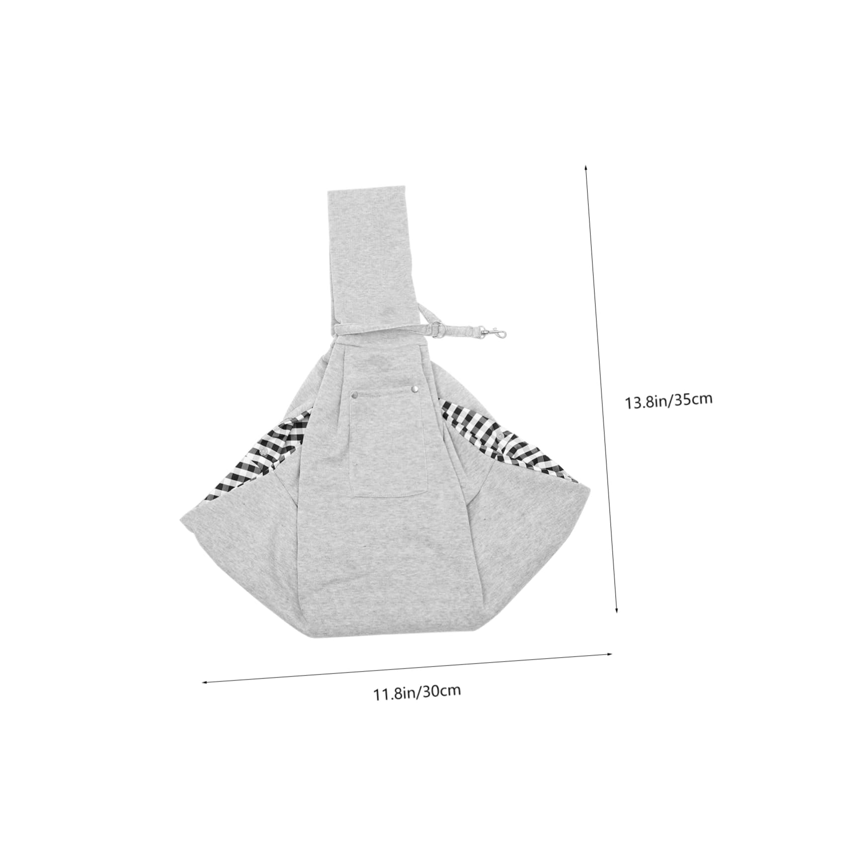 Abaodam Pet Sling Carrier Bag Portable Dog Carrier Pouch for Pets and Breathable Design with Thick Shoulder Strap for Daily Outings and Adventures