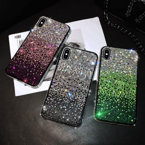Coque de Luxe Brillante Effet Diamant pour iPhone 15 Pro Max Violet