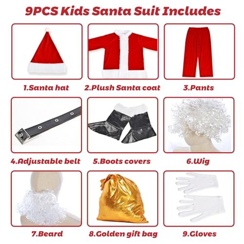 Disfraz Completo de Santa Claus para Niños Udyr miniatura 2